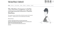 Desktop Screenshot of matthau.com